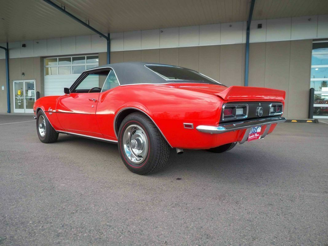 1968 Orange Chevrolet Camaro --