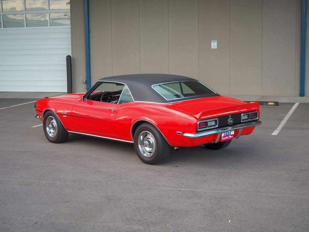 1968 Orange Chevrolet Camaro --