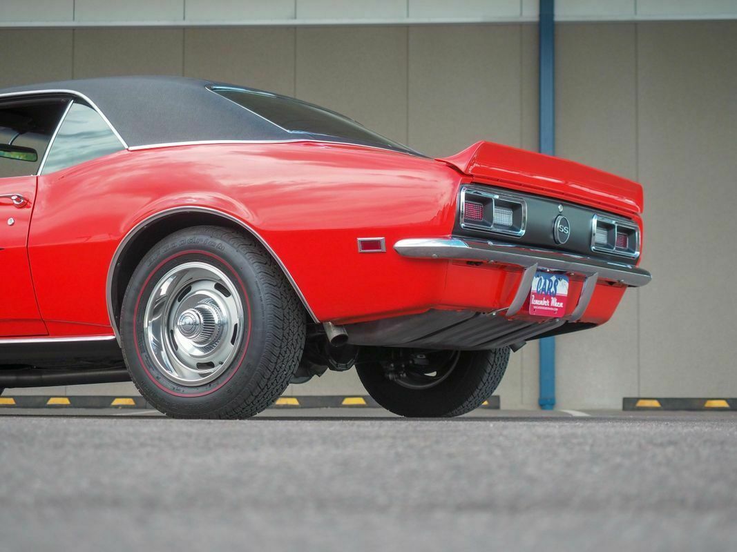 1968 Orange Chevrolet Camaro --