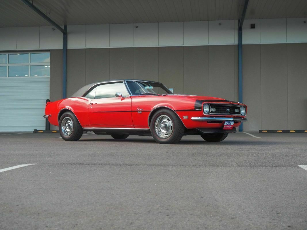 1968 Orange Chevrolet Camaro --