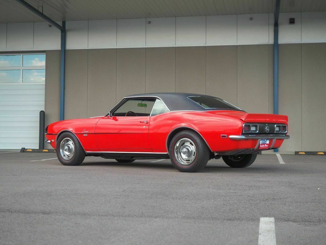 1968 Orange Chevrolet Camaro --
