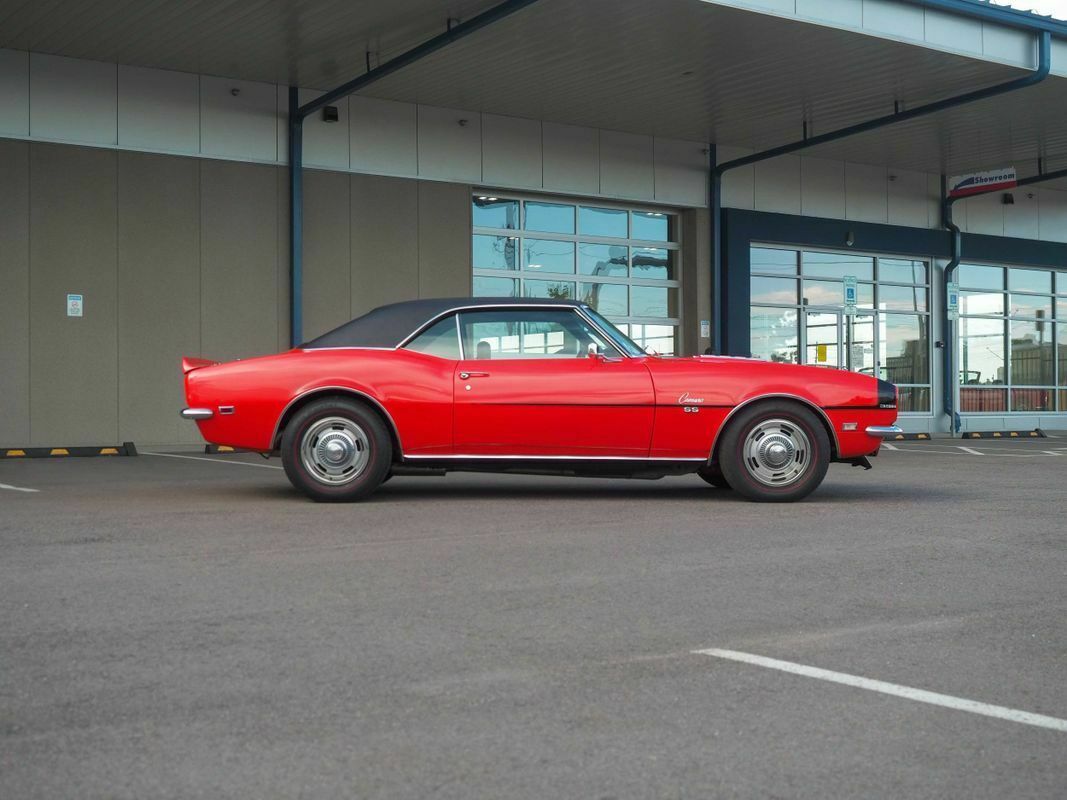 1968 Orange Chevrolet Camaro --
