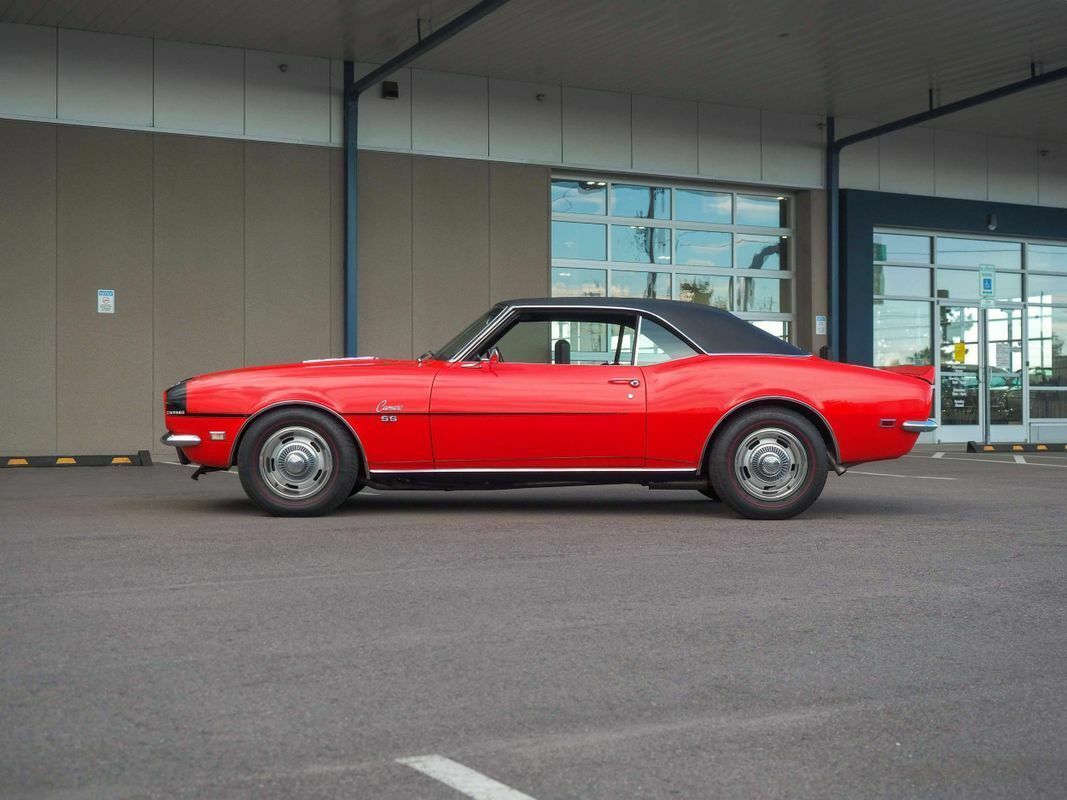 1968 Orange Chevrolet Camaro --
