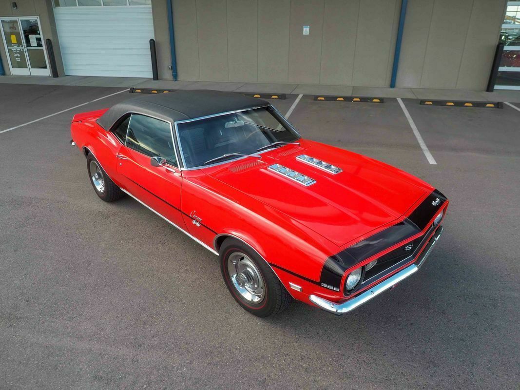 1968 Orange Chevrolet Camaro --