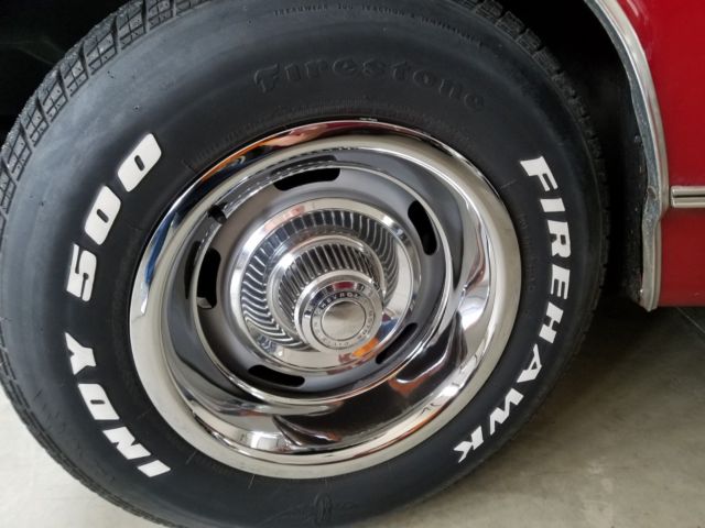 1972 Matador Red Black Vinyl Top Chevrolet El Camino El Camino