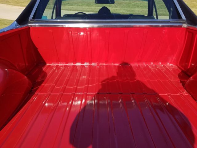 1972 Matador Red Black Vinyl Top Chevrolet El Camino El Camino