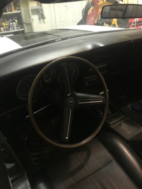 1973 White Ford Mustang Convertible