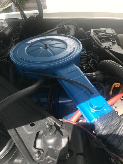 1973 White Ford Mustang Convertible