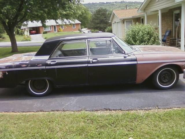 1962 Black Ford Galaxie Sedan