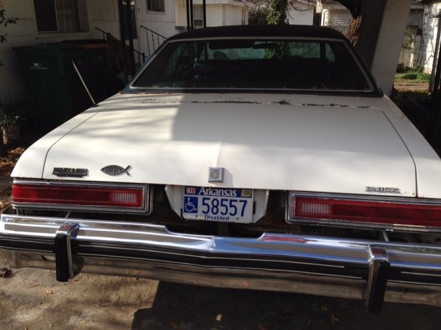1976 White Buick LeSabre Sedan