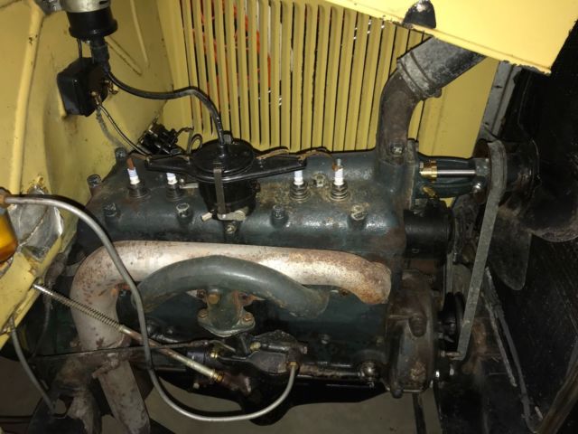 1931 Yellow/Black Ford Model A Convertible