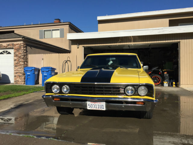 1967 Yellow Chevrolet El Camino Standard Cab Pickup