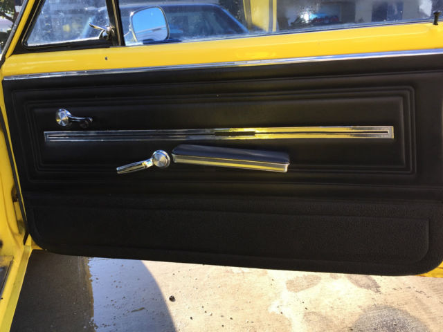 1967 Yellow Chevrolet El Camino Standard Cab Pickup