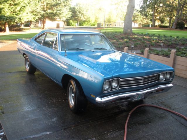 1969 Blue Plymouth Road Runner Hardtop