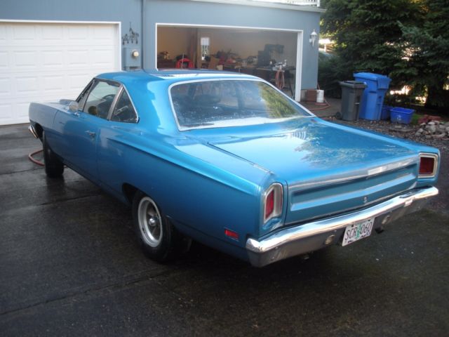 1969 Blue Plymouth Road Runner Hardtop