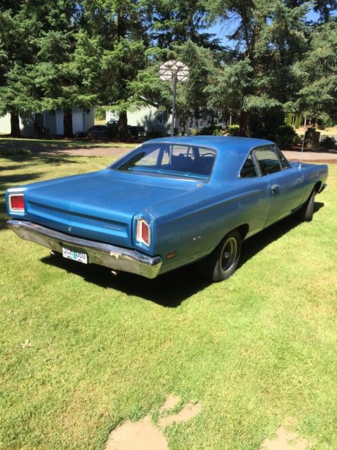 1969 Blue Plymouth Road Runner Hardtop