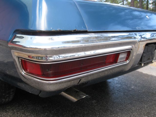1970 Blue Pontiac GTO Coupe