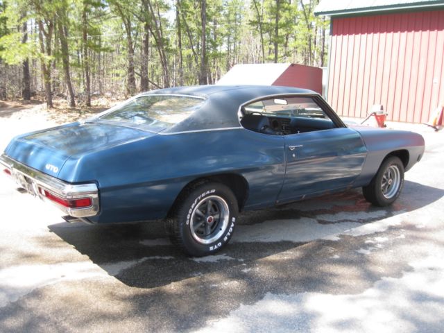 1970 Blue Pontiac GTO Coupe