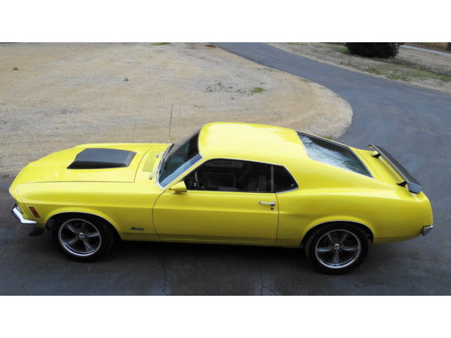 1970 Yellow Ford Mustang