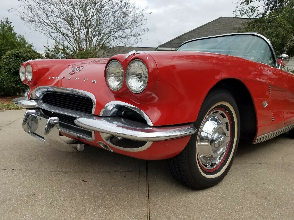 1962 Red Chevrolet Corvette Convertible