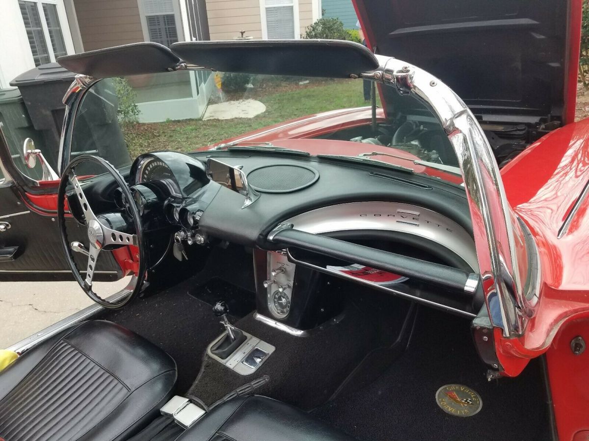 1962 Red Chevrolet Corvette Convertible