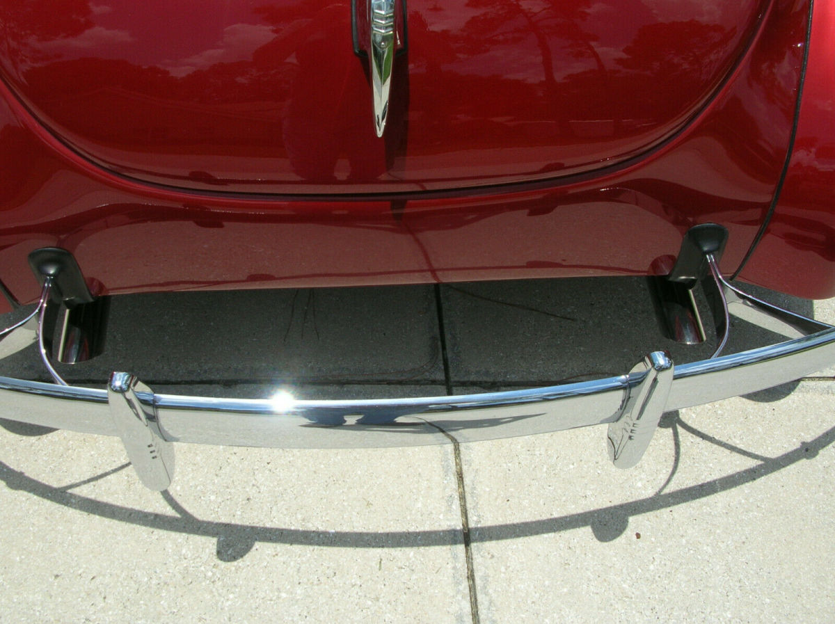 1940 Red Ford Deluxe Coupe