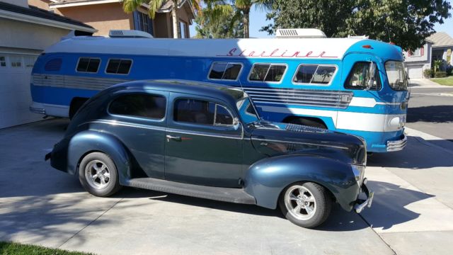 1940 Blue Ford Standard Sedan