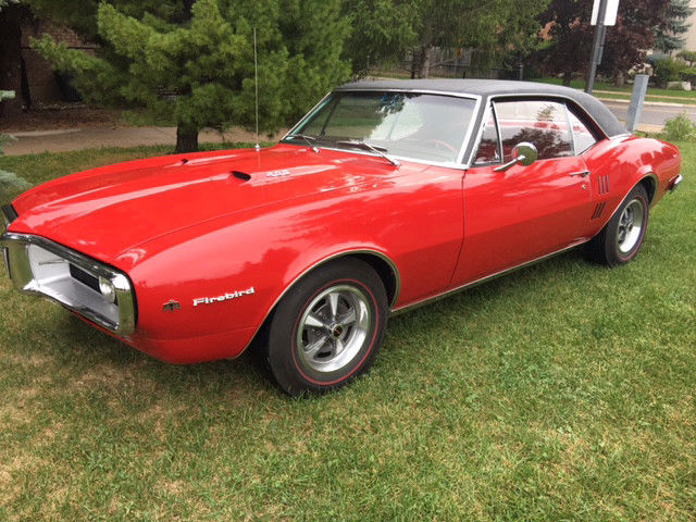 1967 Red Pontiac Firebird Coupe