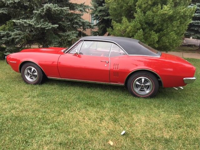 1967 Red Pontiac Firebird Coupe