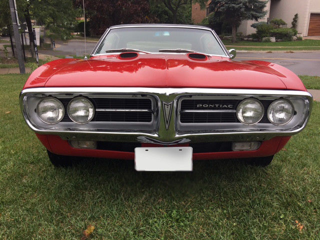 1967 Red Pontiac Firebird Coupe