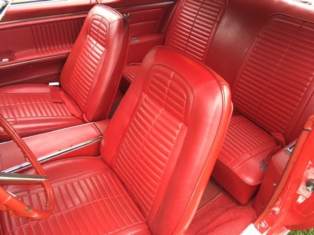 1967 Red Pontiac Firebird Coupe