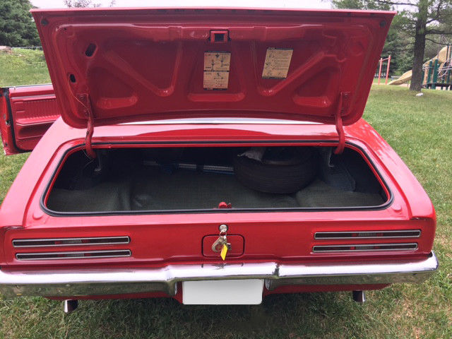 1967 Red Pontiac Firebird Coupe