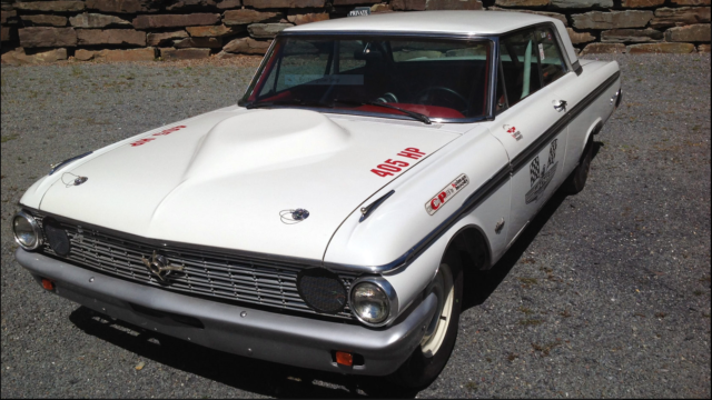 1962 White Ford Galaxie Coupe