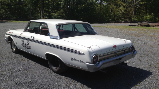 1962 White Ford Galaxie Coupe