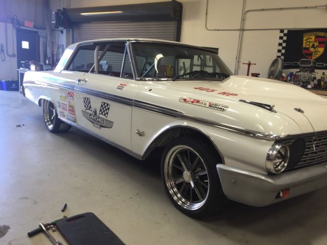 1962 White Ford Galaxie Coupe