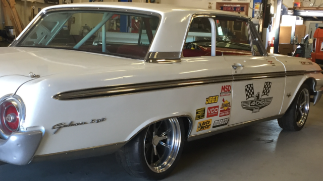1962 White Ford Galaxie Coupe