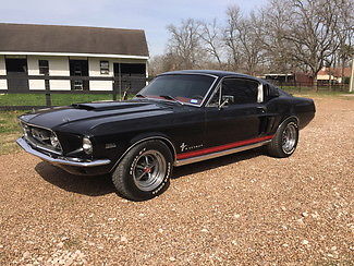 1967 Black Ford Mustang