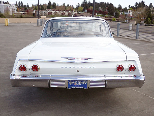 1962 White Chevrolet Belair 2 door Hardtop