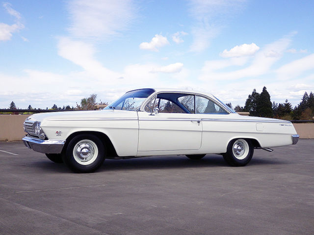 1962 White Chevrolet Belair 2 door Hardtop