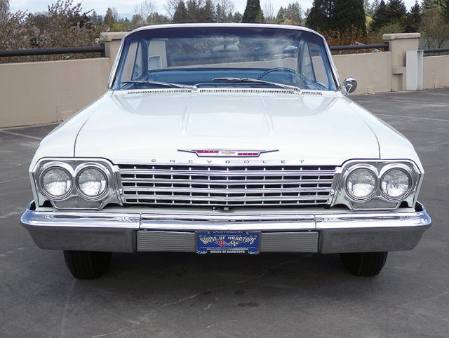 1962 White Chevrolet Belair 2 door Hardtop