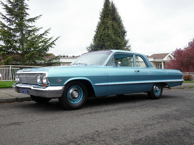 1963 Azure Aqua Chevrolet Impala Sedan