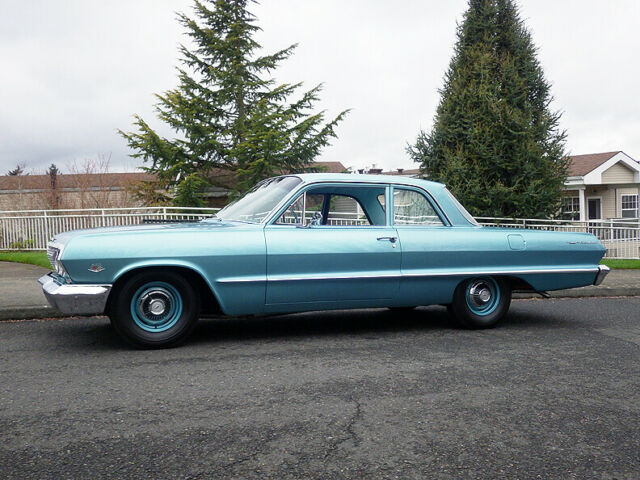 1963 Azure Aqua Chevrolet Impala Sedan