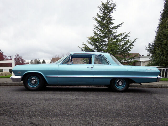 1963 Azure Aqua Chevrolet Impala Sedan