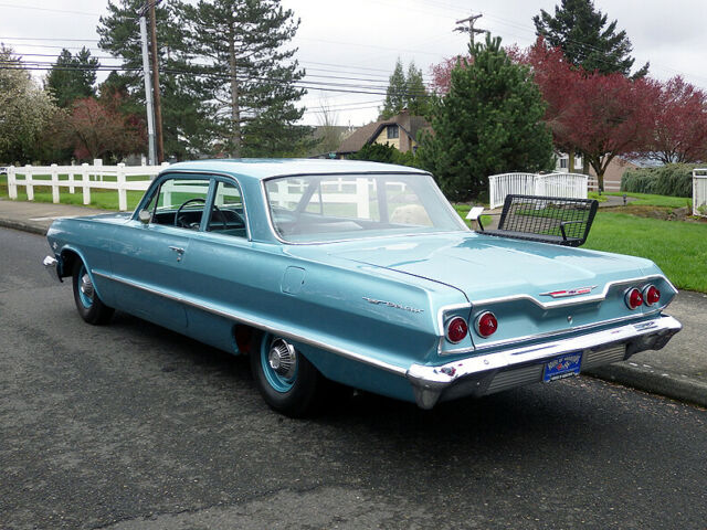 1963 Azure Aqua Chevrolet Impala Sedan