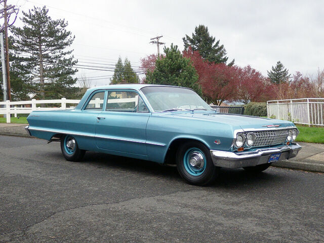 1963 Azure Aqua Chevrolet Impala Sedan