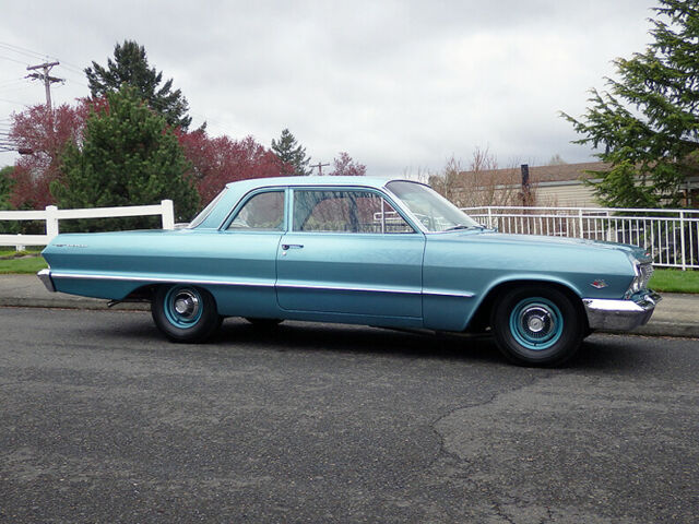 1963 Azure Aqua Chevrolet Impala Sedan