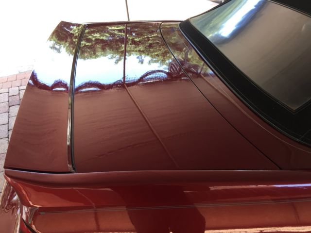1990 Burgundy Chevrolet Camaro Convertible
