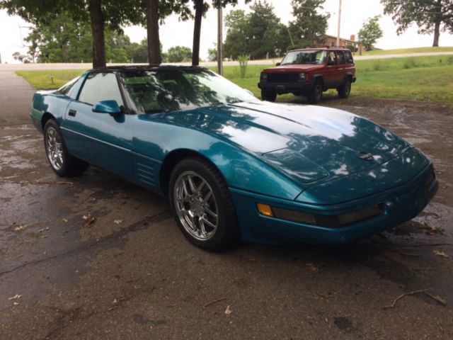 1993 Blue Chevrolet Corvette Coupe