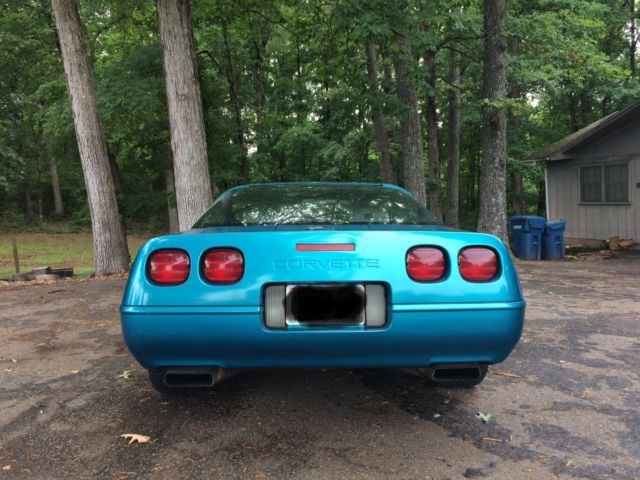 1993 Blue Chevrolet Corvette Coupe