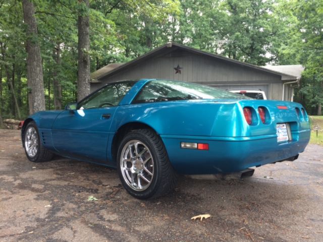 1993 Blue Chevrolet Corvette Coupe
